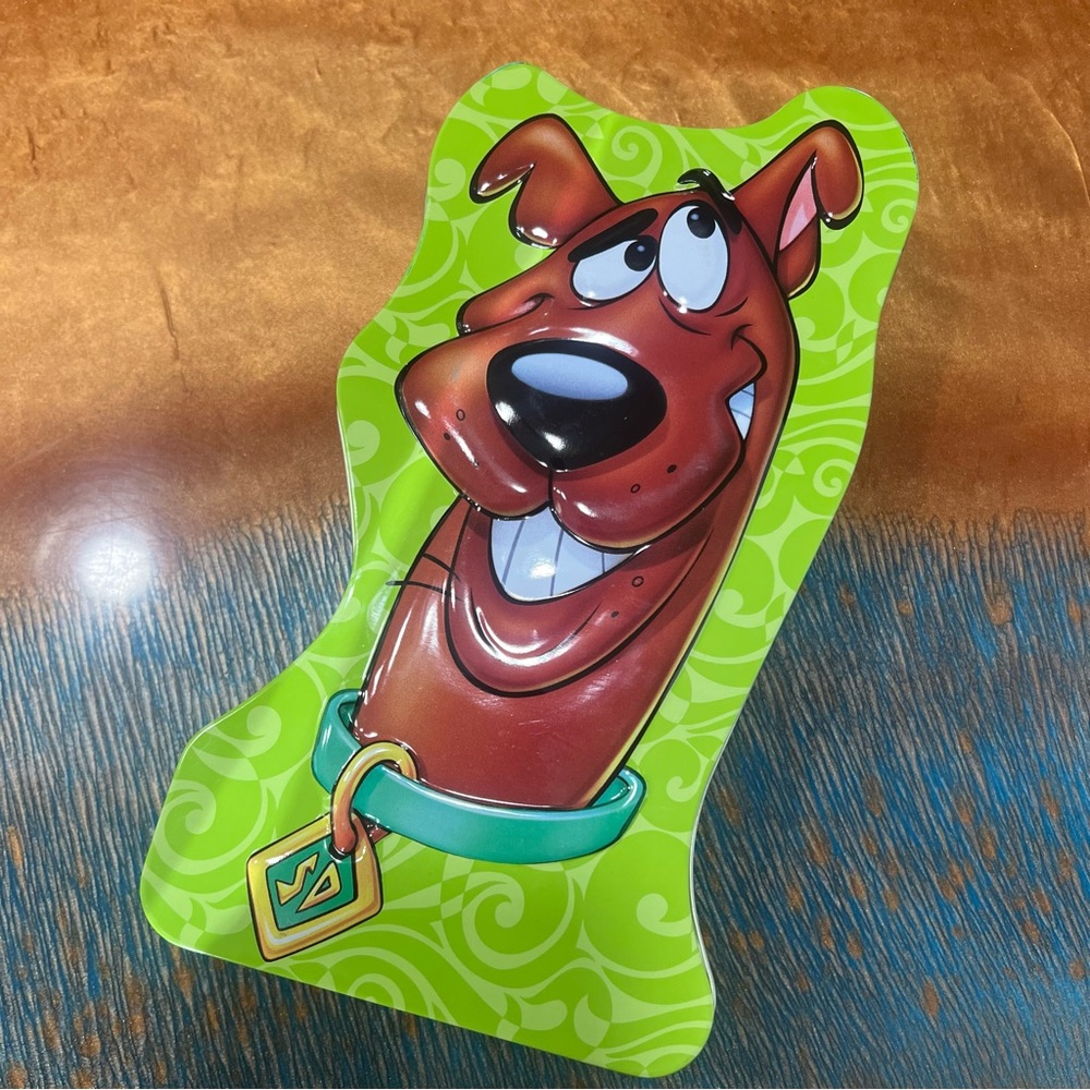 Vintage Scooby Doo Colorful Tin Green Purple 90s Y2K collectible